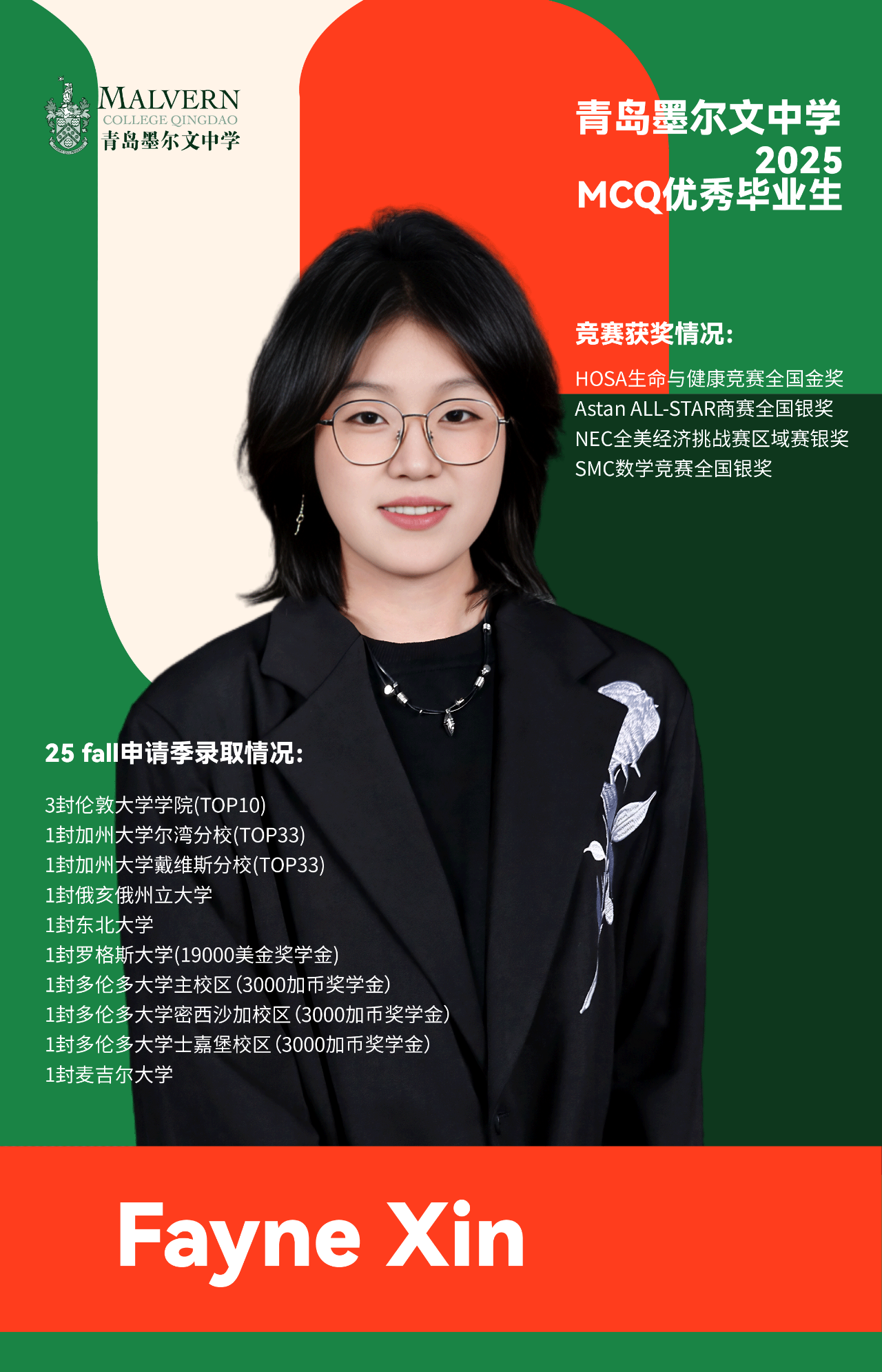 專訪｜狂攬12封世界名校OFFER、18w+獎學(xué)金，轉(zhuǎn)軌成功的她有話說！